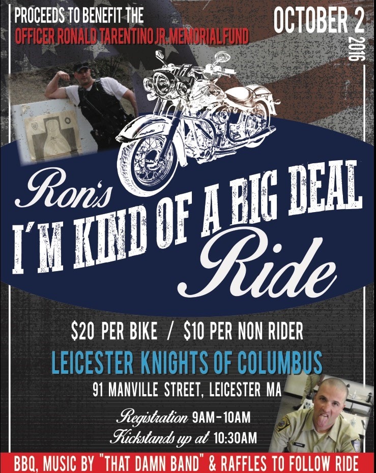 2016 Bike Ride for the Officer Ronald Tarentino Jr. Memorial Fund