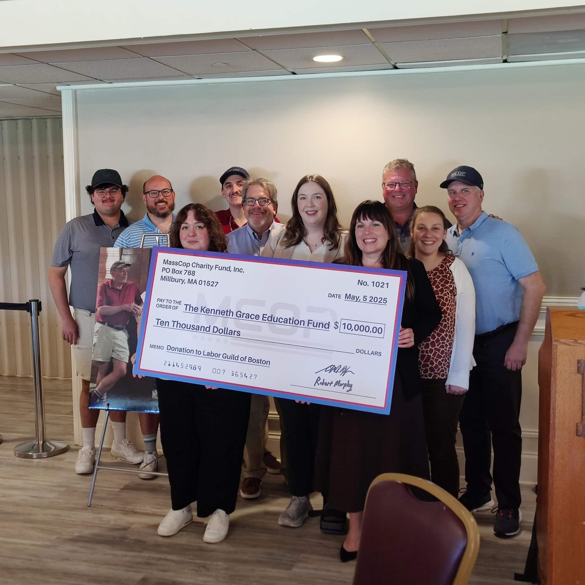 MassCOP Donation Helps Launch Ken Grace Educational Fund
