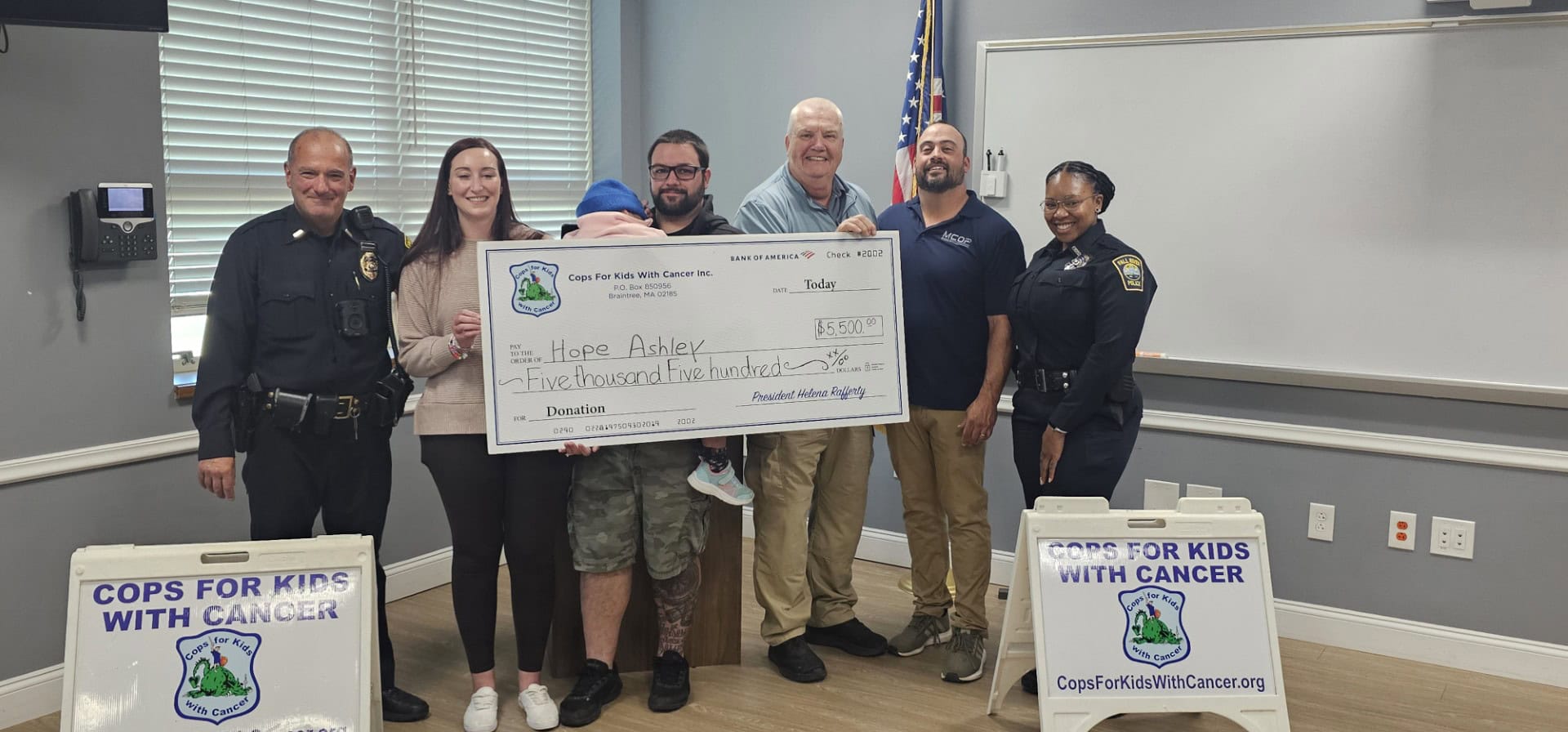 Cops for Kids with Cancer Brings Support to a Local Family